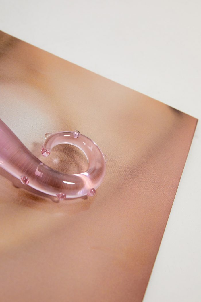 Dildo en verre Pink OCTOPUSSY 🐙 – Image 5