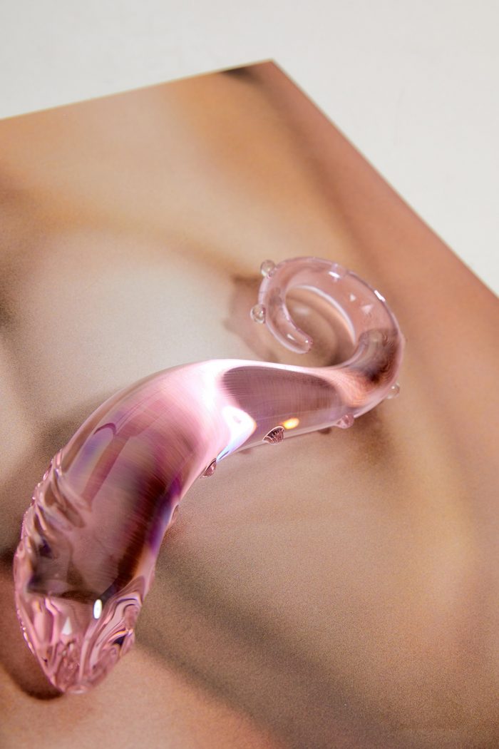 Dildo en verre Pink OCTOPUSSY 🐙 – Image 6