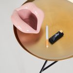 Cendrier Pink en céramique OPEN YOUR MOUTH