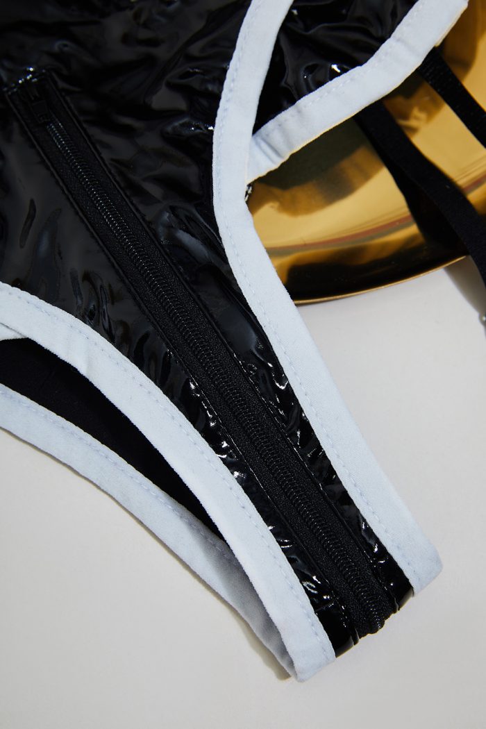 Culotte à Zip Wetlook en vinyle OSEZ JOSEPHINE – Image 2