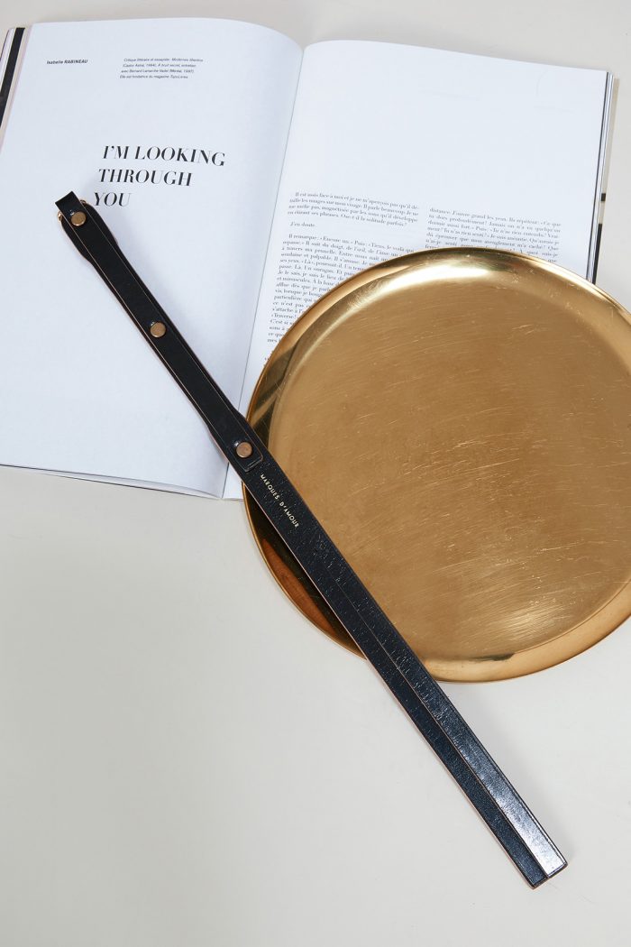 Tawse en cuir noir MARQUES D'AMOUR, 24k 🇫🇷 – Image 4