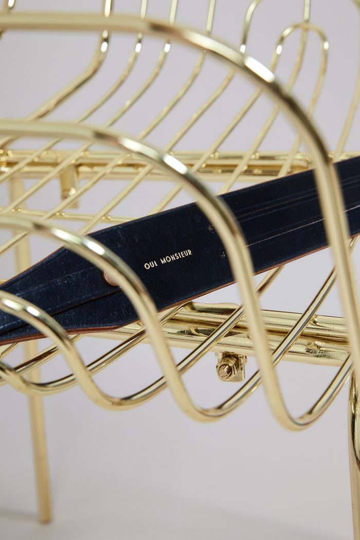 Paddle en cuir noir OUI MONSIEUR, 24k 🇫🇷 – Image 9