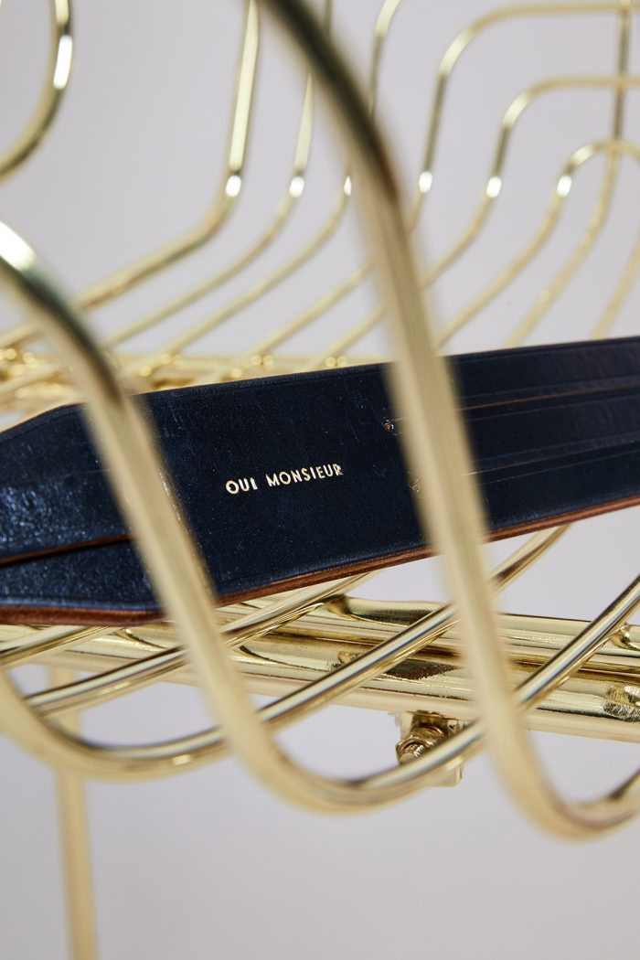 Paddle en cuir noir OUI MONSIEUR, 24k 🇫🇷 – Image 10