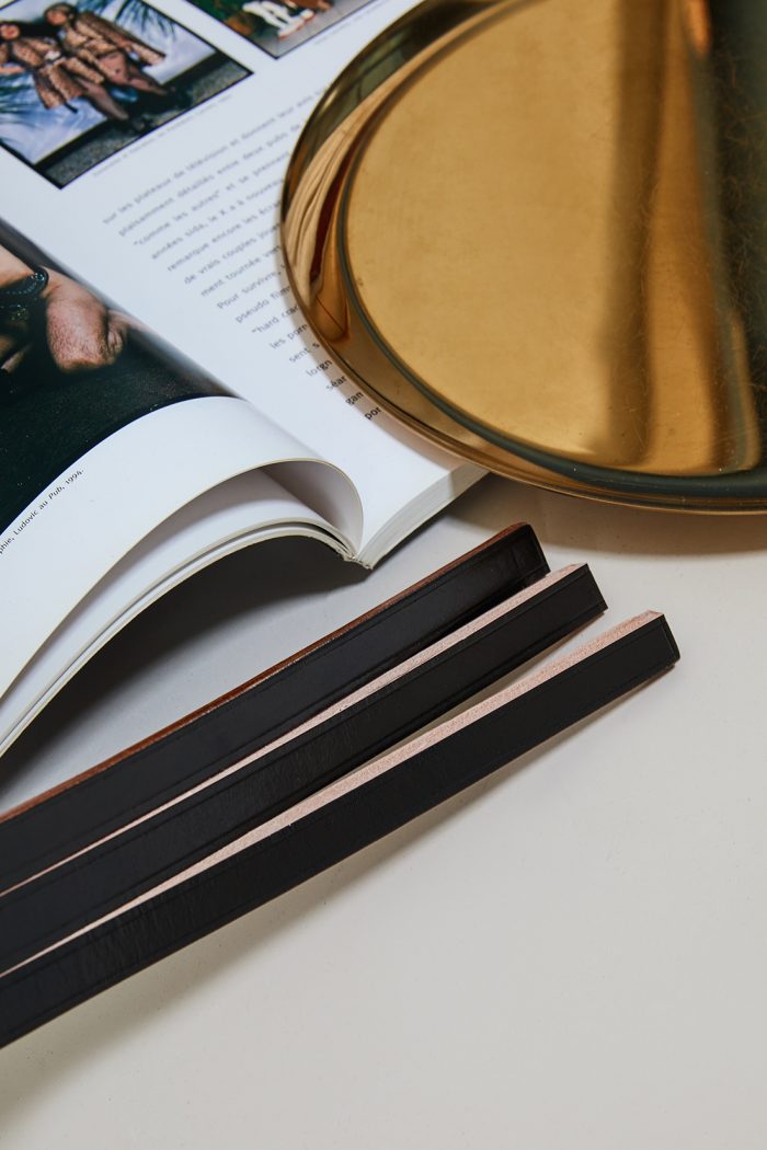 Paddle en cuir noir OUI MONSIEUR, 24k 🇫🇷 – Image 2