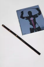 Paddle en cuir noir PRENDS SOIN DE MOI, 24k 🇫🇷 – Image 3