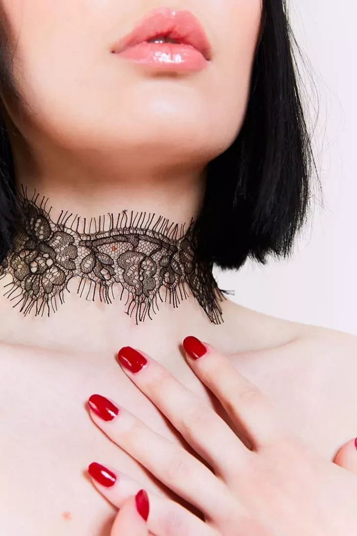 Choker CASSANDRE Dentelle de Calais x Paloma Casile 🇫🇷 – Image 1