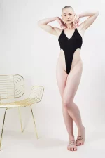 Body noir en tulle PAR EN DESSOUS – Image 2