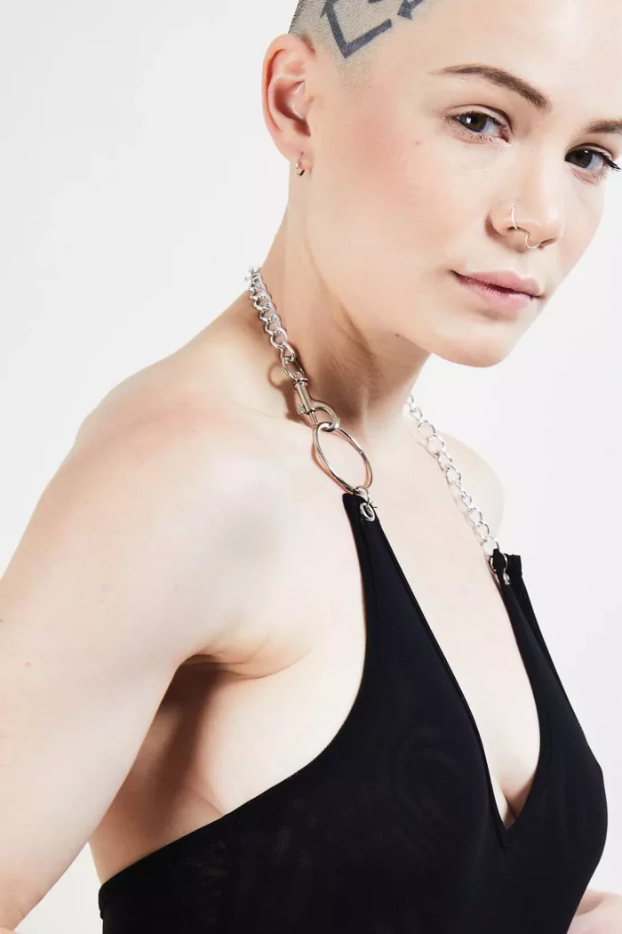 Body noir en tulle PAR EN DESSOUS – Image 3