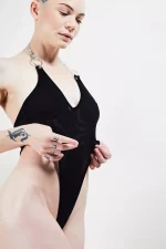 Body noir en tulle PAR EN DESSOUS – Image 4