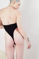 Body noir en tulle PAR EN DESSOUS – Image 7
