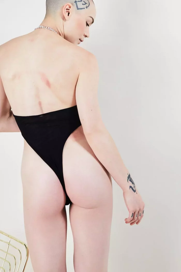 Body noir en tulle PAR EN DESSOUS – Image 7