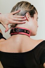 Set 2 pièces Collier 'O-Ring Curve Large' + Laisse PINKPARADISE large x Liebe – Image 6