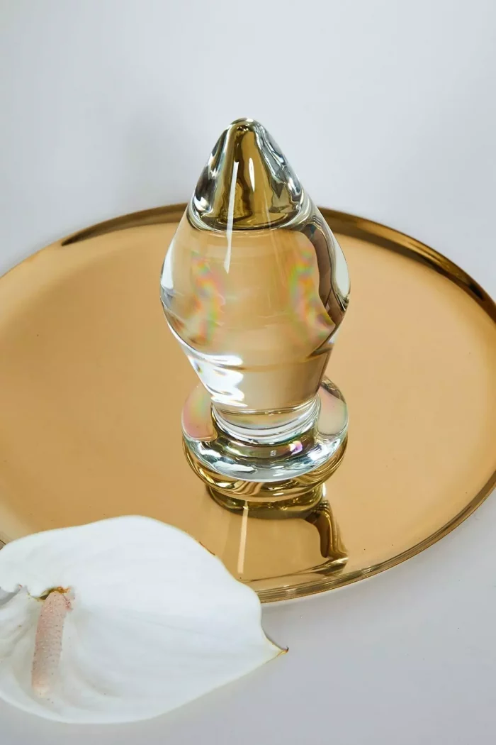 Butt Plug en verre transparent LE TITAN – Image 1