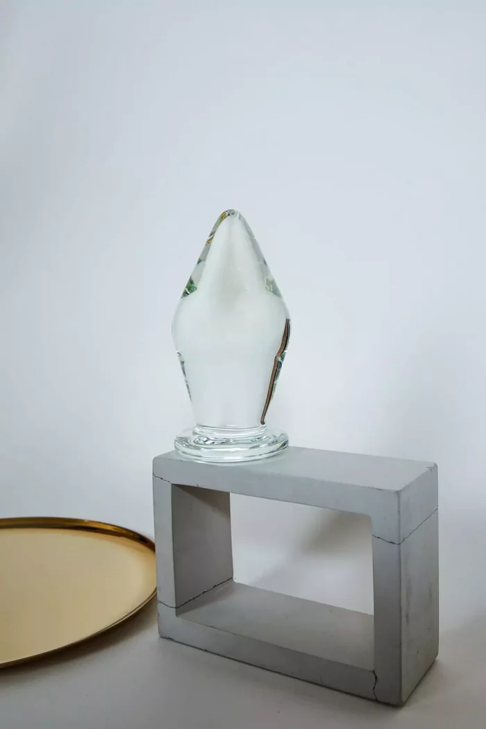 Butt Plug en verre transparent LE TITAN – Image 3