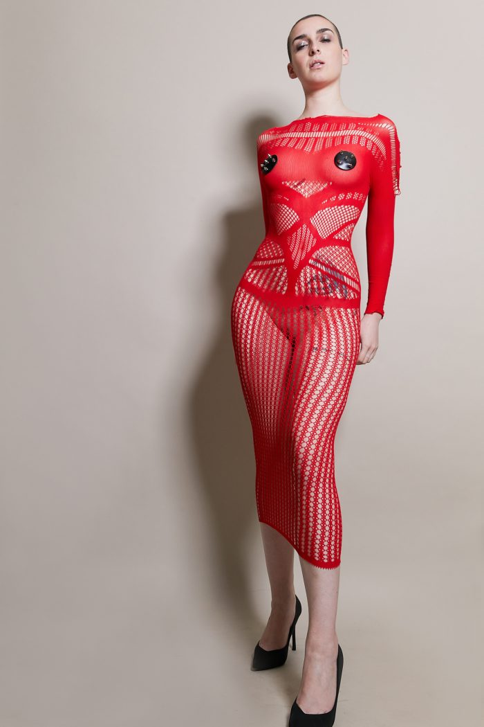 Robe résille TALK TO ME – Image 2