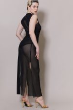 Robe à fente en mesh DON'T BE GENTLE – Image 5