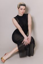Robe à fente en mesh DON'T BE GENTLE – Image 2
