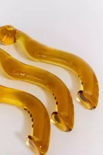 Dildo en verre jaune SQUIRTY PARTY – Image 2