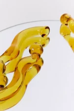 Dildo en verre jaune SQUIRTY PARTY – Image 4