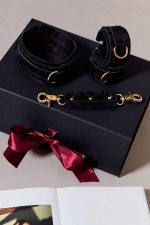 Menotte en cuir ROISSY D-Ring x Maison Dressage – Image 7