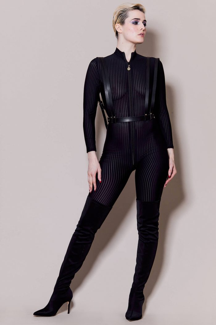 Harnais en cuir LA TRAPEZISTE x Maison Dressage – Image 3
