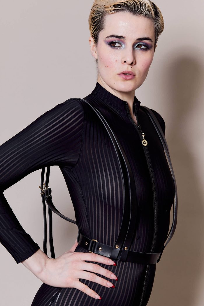 Harnais en cuir LA TRAPEZISTE x Maison Dressage – Image 4