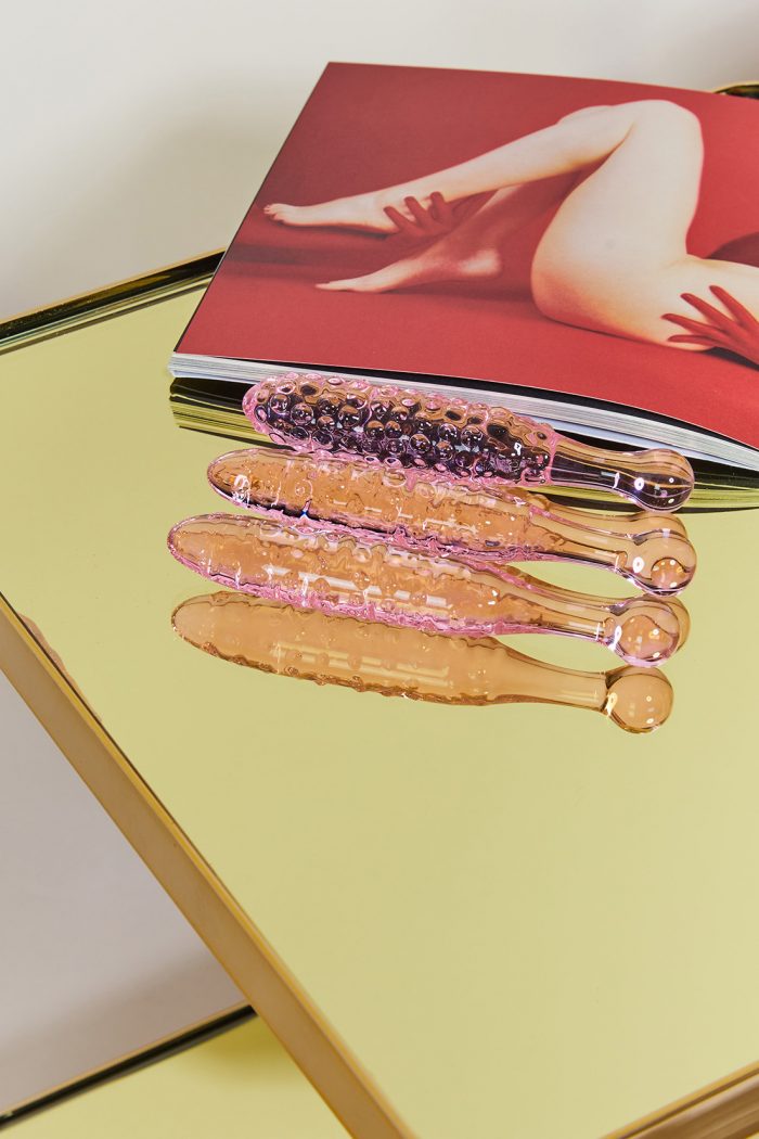 Dildo en verre texturé TRICKY – Image 9