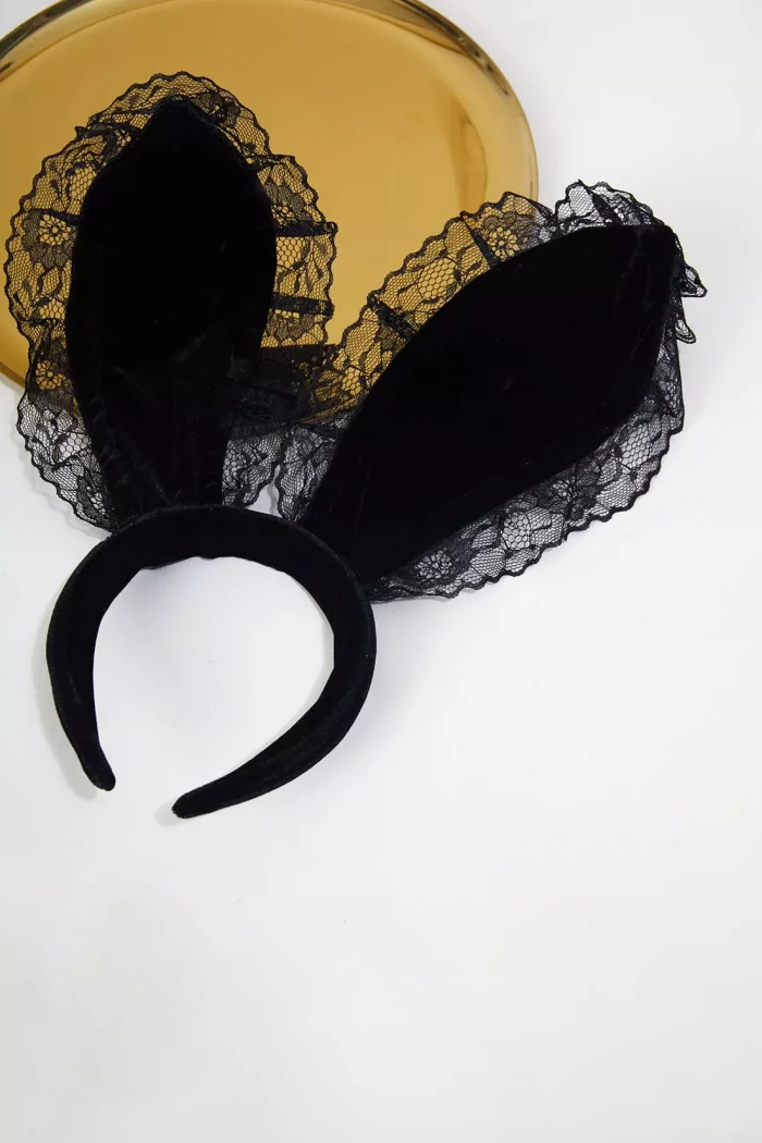Serre-tête VERS TOUJOURS Velours Noir – Image 2