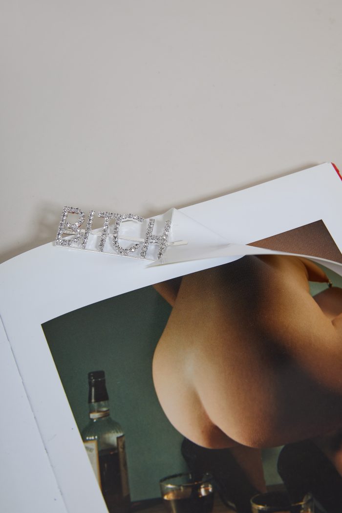 Barrette strass BITCH – Image 6