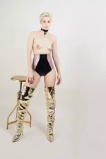 Culotte Taille Haute en latex VOUS ET MOI – Image 2