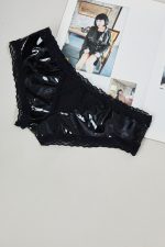 Culotte ouverte Wetlook en vinyle WANDERING STAR – Image 10