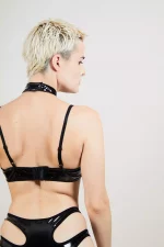 Soutien-Gorge ouvert Wetlook en vinyle SAINTE-VICTOIRE – Image 7