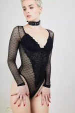 Body Noir en tulle HUNTER GAME – Image 8
